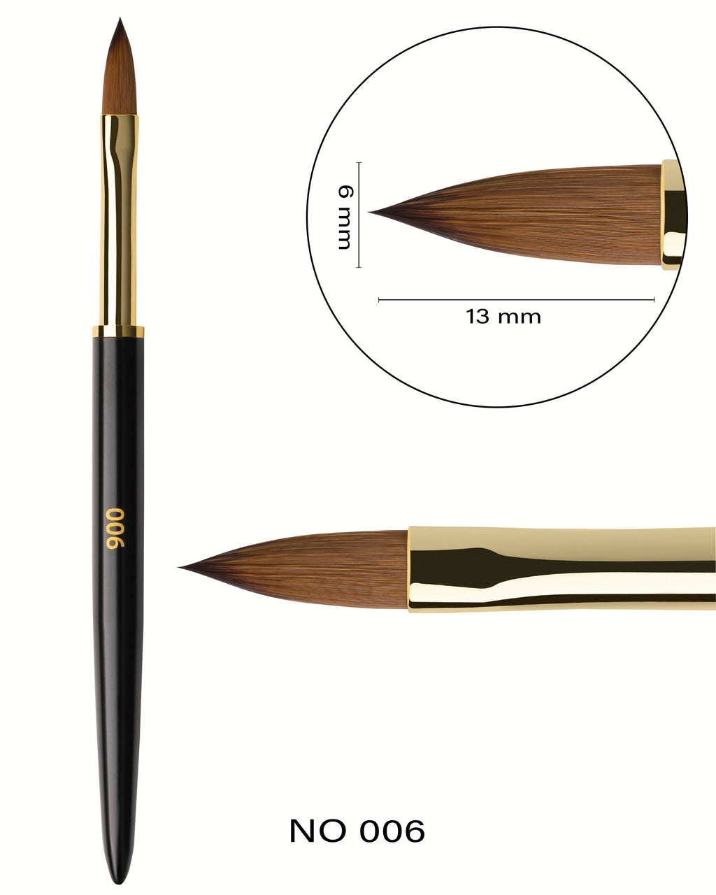 Pincel de acrygel 006 F.O.X