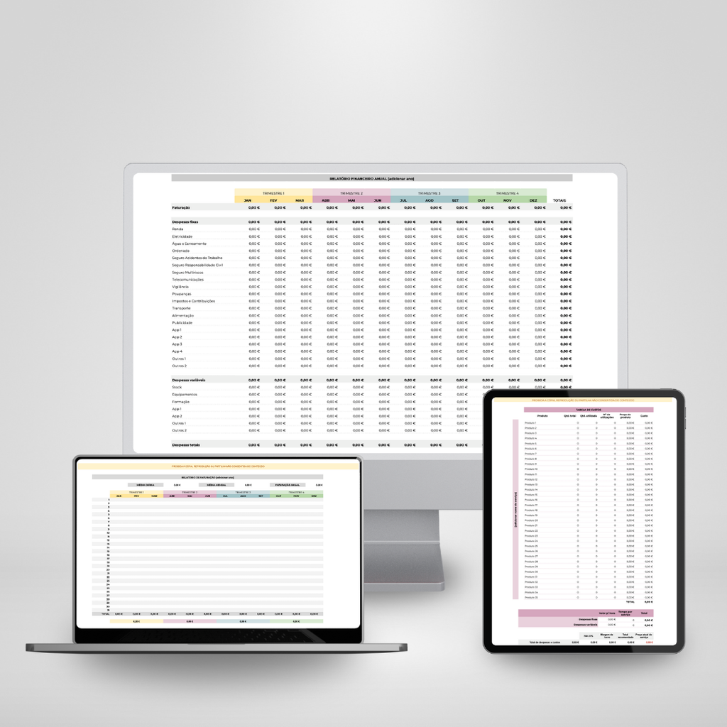 Relatórios e Tabelas de Precificação em Beleza