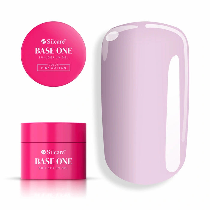 Gel Base One Pink Cotton Silcare