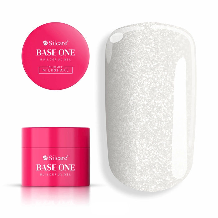 Gel Base One Shimmer Milkshake Silcare