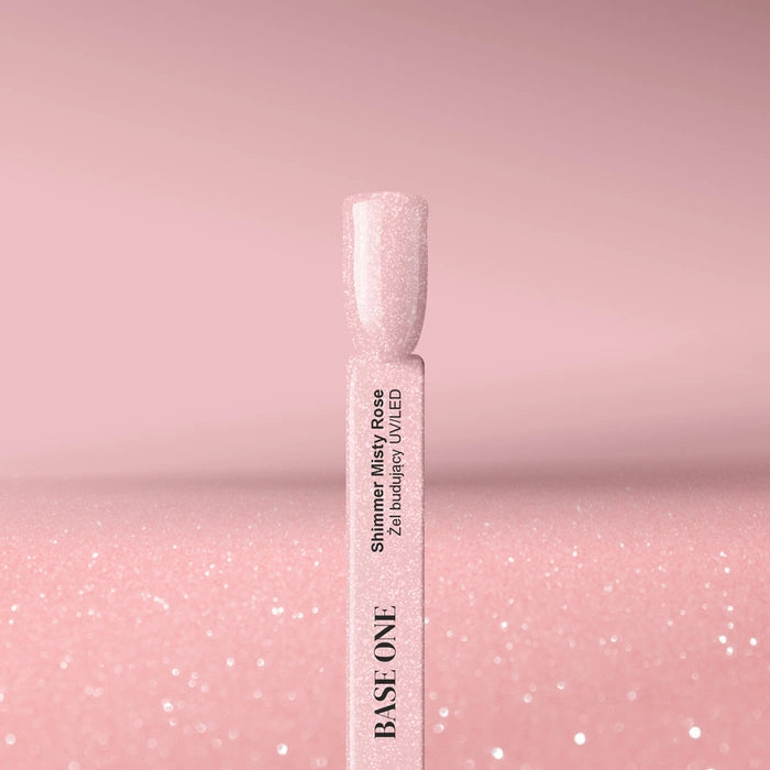 Gel Base One Shimmer Misty Rose Silcare