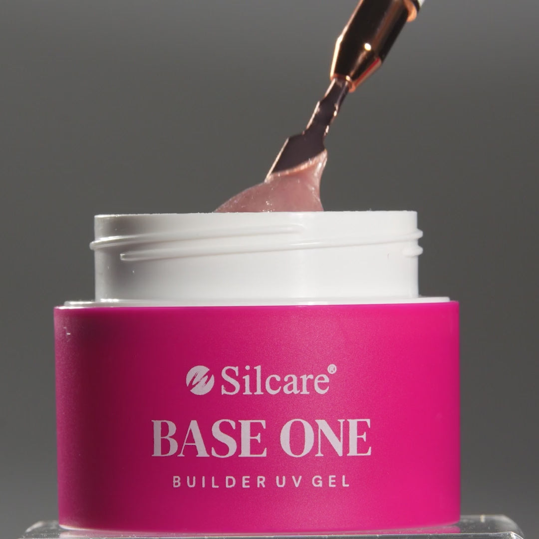 Gel Base One Shimmer Peach Silcare