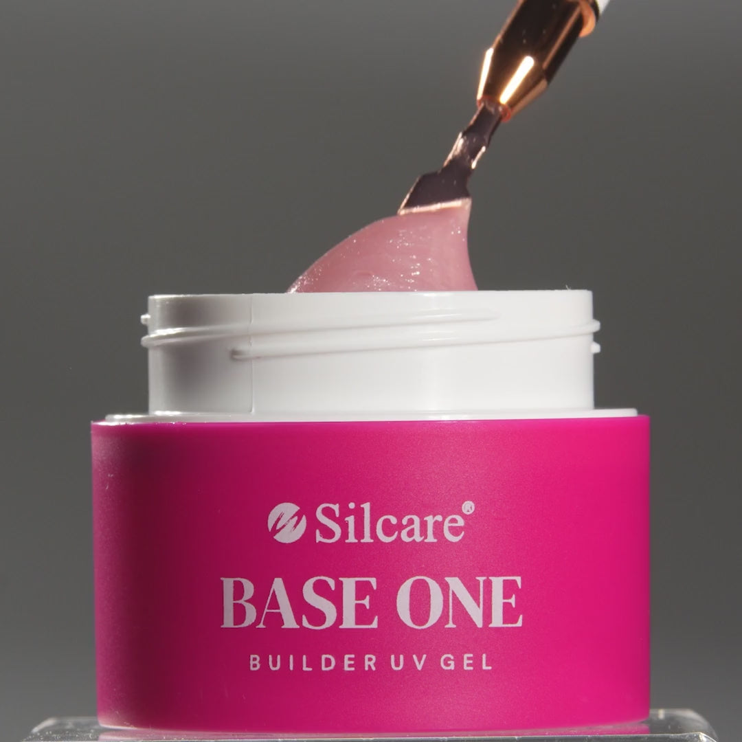Gel Base One Shimmer Misty Rose Silcare